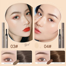Load image into Gallery viewer, Natural Stereoscopic Eyebrow Cream Double Head Multifunctional Waterproof Sweatproof Non-smudging Eyebrow Cream Cosmetics