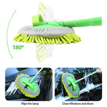 Load image into Gallery viewer, Car Washing Mop Super Absorbent Cleaning Brushes Mop Window Wash Tool Dust Soft Mop Two/Three Section Telescopic