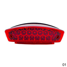 Load image into Gallery viewer, Universal Motorcycle Brake Light License Plate Rear Stop Indicator Tail Turn Signal Light Bulb 21LED