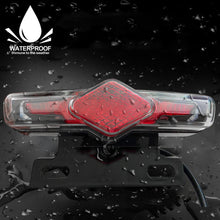 Load image into Gallery viewer, 12V/36V-60V Electric Bicycle Ebike Taillight Signal Rear Rack Lamp Tail Light Night Traffic Warning Light