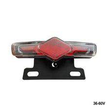 Load image into Gallery viewer, 12V/36V-60V Electric Bicycle Ebike Taillight Signal Rear Rack Lamp Tail Light Night Traffic Warning Light