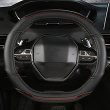 Load image into Gallery viewer, Car Steering Wheel Cover Carbon Fiber Four Seasons Steering Wheel Cover For Peugeot 3008 4008 5008