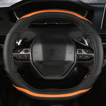 Load image into Gallery viewer, Car Steering Wheel Cover Carbon Fiber Four Seasons Steering Wheel Cover For Peugeot 3008 4008 5008