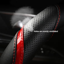 Load image into Gallery viewer, Car Steering Wheel Cover Carbon Fiber Four Seasons Steering Wheel Cover For Peugeot 3008 4008 5008