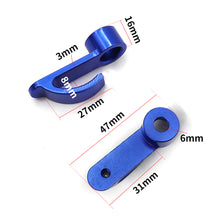 Load image into Gallery viewer, CNC Motorcycle Modified Upper Pump Side Hook E-bike UQI U+B Side Helmet Hook N1S Storage Hook Aluminum Alloy Pump Side Hook