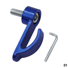 Load image into Gallery viewer, CNC Motorcycle Modified Upper Pump Side Hook E-bike UQI U+B Side Helmet Hook N1S Storage Hook Aluminum Alloy Pump Side Hook