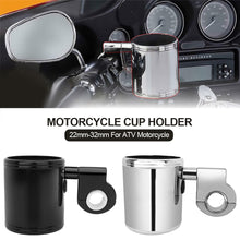 Load image into Gallery viewer, Universal Adjustable Motorcycle Cup Handlebar Holder 22mm-32mm For ATV Motorcycle