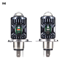 Load image into Gallery viewer, 12-80V LED Motorcycle Scooter Headlamp Head Light DRL High Low Fog Light With Four Modes H4 P15D BA20D
