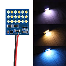 Load image into Gallery viewer, 18LED Panel Bulb Car Interior Reading Dome Lamp Three Colors Car Roof Light With T10 W5W BA9S C5W Festoon 3 Adapter Base Super Bright