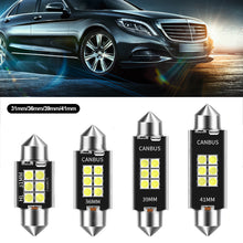 Load image into Gallery viewer, 1Pc 31MM 36MM 39MM 41MM 6LED Bulbs Canbus Festoon C5W 3030 Chip Car Interior Dome Light Reading Light 12V/24V