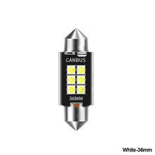 Load image into Gallery viewer, 1Pc 31MM 36MM 39MM 41MM 6LED Bulbs Canbus Festoon C5W 3030 Chip Car Interior Dome Light Reading Light 12V/24V