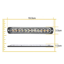 Load image into Gallery viewer, 12 LED Flash Light Auto 12-24V Emergency Flashing Stroboscopes Strobe Side Marker Light Bars Constantly Bright Lights