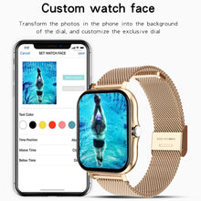 Load image into Gallery viewer, Men Women Smart Watch Waterproof Sports Fitness Bluetooth Couple Watch Touchscreen Stainless Steel Smart Watch