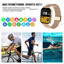 Load image into Gallery viewer, Men Women Smart Watch Waterproof Sports Fitness Bluetooth Couple Watch Touchscreen Stainless Steel Smart Watch
