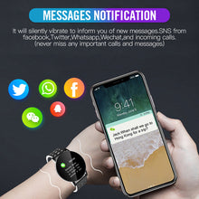 Load image into Gallery viewer, Smart Watch Men Women Heart Rate Blood Pressure Monitoring Fitness Sport racker Bluetooth Play Music Call 119 Smart Watch