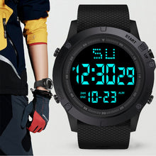 Load image into Gallery viewer, Men Sport Watch Multifunction Military Sports Watch Waterproof Luminous LED Digital Kids Watch Big Dial Student Electronic Watch