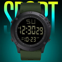 Load image into Gallery viewer, Men Sport Watch Multifunction Military Sports Watch Waterproof Luminous LED Digital Kids Watch Big Dial Student Electronic Watch