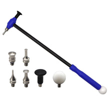 Load image into Gallery viewer, Titanium Alloy Tapper Hammer with Carbon Fiber Handle M8 Screw for Car Dent Repair Tools With 6 Tip for Replace