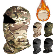 Load image into Gallery viewer, Warm Military Tactical Balaclava Winter Fleece Thermal Ski Snowboard Face Mask Bicycle Cycling Hunting Airsoft Camo Hats Scarf