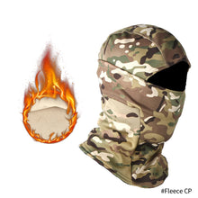 Load image into Gallery viewer, Warm Military Tactical Balaclava Winter Fleece Thermal Ski Snowboard Face Mask Bicycle Cycling Hunting Airsoft Camo Hats Scarf