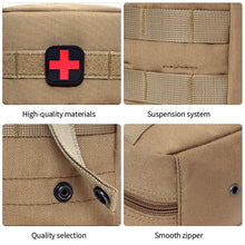 Load image into Gallery viewer, EDC Tactical First Aid Kits Medical Bag Emergency Outdoor Army Hunting Car Emergency Camping Survival Tool Military Molle Pouch