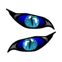 Load image into Gallery viewer, Motorcycle Car Stickers Occlusion Scratch Waterproof Windshield RV Anime Eyes Decal 13cm x 5cm