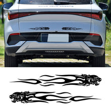 Load image into Gallery viewer, 2Pcs Car Decals Stickers Reflective Sticker Decoration Styling Motorcycles Tiger Flame Totem