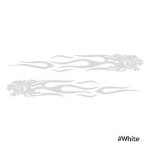 Load image into Gallery viewer, 2Pcs Car Decals Stickers Reflective Sticker Decoration Styling Motorcycles Tiger Flame Totem