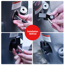 Load image into Gallery viewer, Universal Metal Motorcycle Helmet Lock Bike Handlebar Helmet Anti-theft Safety Lock Accessories