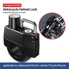 Load image into Gallery viewer, Portable Motorcycle Helmet Lock Anti-theft Security Safety Handlebar Locking Cycling Equipment