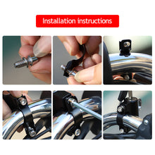 Load image into Gallery viewer, Motorcycle Helmet Lock Anti-Theft Helmet Security Lock Metal 20mm-28mm Black with 2 Keys and Wire Rope Set