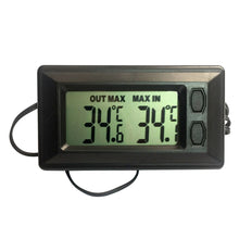 Load image into Gallery viewer, Car LCD Digital Display Indoor Outdoor Thermometer Meter Thermometers Inside and Outside With 1.5m Cable Auto Cars Tools Instrum