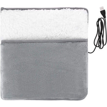 Load image into Gallery viewer, Warm Slippers Feet Warm Mat USB Electric Foot Warmer Winter Warm Foot Cover Hand Feet Heating Pads Home Office Use