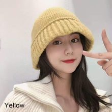 Load image into Gallery viewer, Versatile Knitting Wool Hat Fashion Retro Solid Color Knit Hat Soft Ear-protection Autumn Winter Woolen Hat