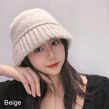 Load image into Gallery viewer, Versatile Knitting Wool Hat Fashion Retro Solid Color Knit Hat Soft Ear-protection Autumn Winter Woolen Hat