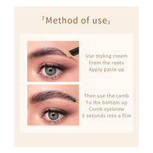 Load image into Gallery viewer, Stereoscopic Eyebrow Shaping Cream Quick Drying Natural Eyebrow Cream Waterproof Sweatproof Long Lasting Colorless Eyebrow Cream