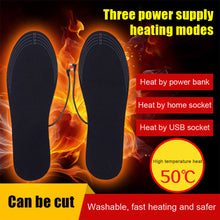 Load image into Gallery viewer, Winter Warm USB Heating Insole Washable Cuttable Heating Insole Convenient Intelligent Heating Insole
