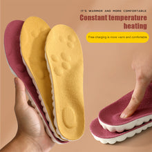 Load image into Gallery viewer, 1 Pair Winter Thermostatic Heating Insole Warm Antibacterial Comfortable Breathable Self Heating Insole