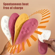 Load image into Gallery viewer, 1 Pair Winter Thermostatic Heating Insole Warm Antibacterial Comfortable Breathable Self Heating Insole