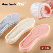 Load image into Gallery viewer, 1 Pair Winter Plush Thickened Cotton Insole Soft Bottom Cashmere Warm Cold Proof Insole Unisex Adult Insole