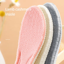 Load image into Gallery viewer, 1 Pair Winter Plush Thickened Cotton Insole Soft Bottom Cashmere Warm Cold Proof Insole Unisex Adult Insole