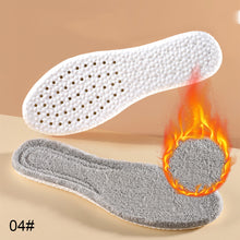 Load image into Gallery viewer, 1 Pair Winter Plush Thickened Cotton Insole Soft Bottom Cashmere Warm Cold Proof Insole Unisex Adult Insole