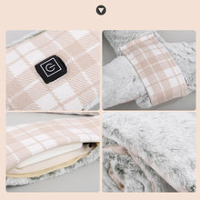 Load image into Gallery viewer, Graphene Electric Heating Scarf Winter Cold Proof Warm Plush Heating Scarf Portable Washable Heating Scarf for Women