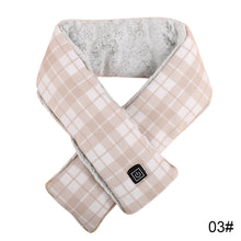Load image into Gallery viewer, Graphene Electric Heating Scarf Winter Cold Proof Warm Plush Heating Scarf Portable Washable Heating Scarf for Women
