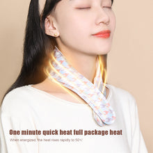 Load image into Gallery viewer, Graphene Electric Heating Scarf USB Charging Winter Warm Scarf Portable Foldable Intelligent Heating Scarf for Women