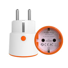 Load image into Gallery viewer, Tuya Smart Zigbee 3.0 Power Plug 16A EU Outlet 3680W Meter Remote Control Work With Zigbee2mqttt and Home Assistant Tuya Hub