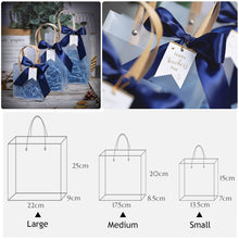 Load image into Gallery viewer, Multifunctional PVC Gift Bag Transparent Tote Bag Wedding Party Thanksgiving Day Valentine's Day Flower Gift Package Bag Shpping Makeup Bag