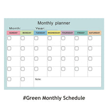Load image into Gallery viewer, A3 Magnetic Weekly & Monthly Planner Whiteboard Fridge Magnet Flexible Daily Message Drawing Refrigerator Bulletin White Board