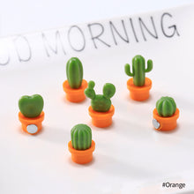 Load image into Gallery viewer, 6pcs Cactus Fridge Magnets Photo Wall Cute Souvenir Gifts 3D Cute Succulent Plant Message Board Reminder Home Decoration Kitchen