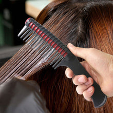 Load image into Gallery viewer, Anti Anti Splicing & Detangling Big Tooth Roller Comb Dyeing Hair Style Waxing Style Oil Treatment Comb Hair Salon Hair Comb